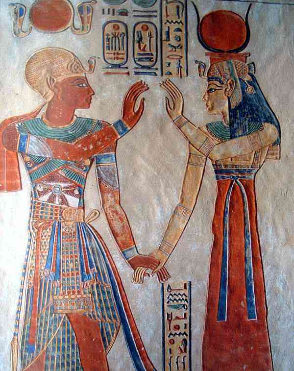 Muurschildering uit de tombe