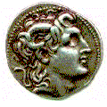 [Image: Coin with Alexander's portrait]