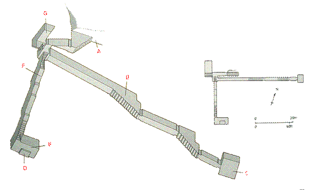 Vallei der koningen - KV39 tombe van Amenhotep I - 18de d ynastie
