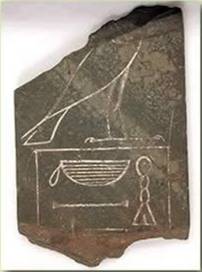 Zandstenen fragment met Amenemhat's Horusnaam,