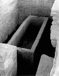 De sarcofaag van Sheshonq III
