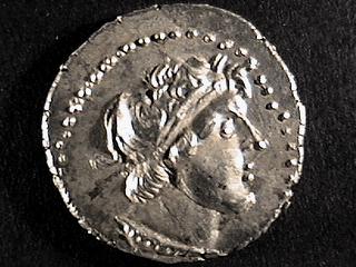 Zilveren didrachme Ptolemaeus VIII